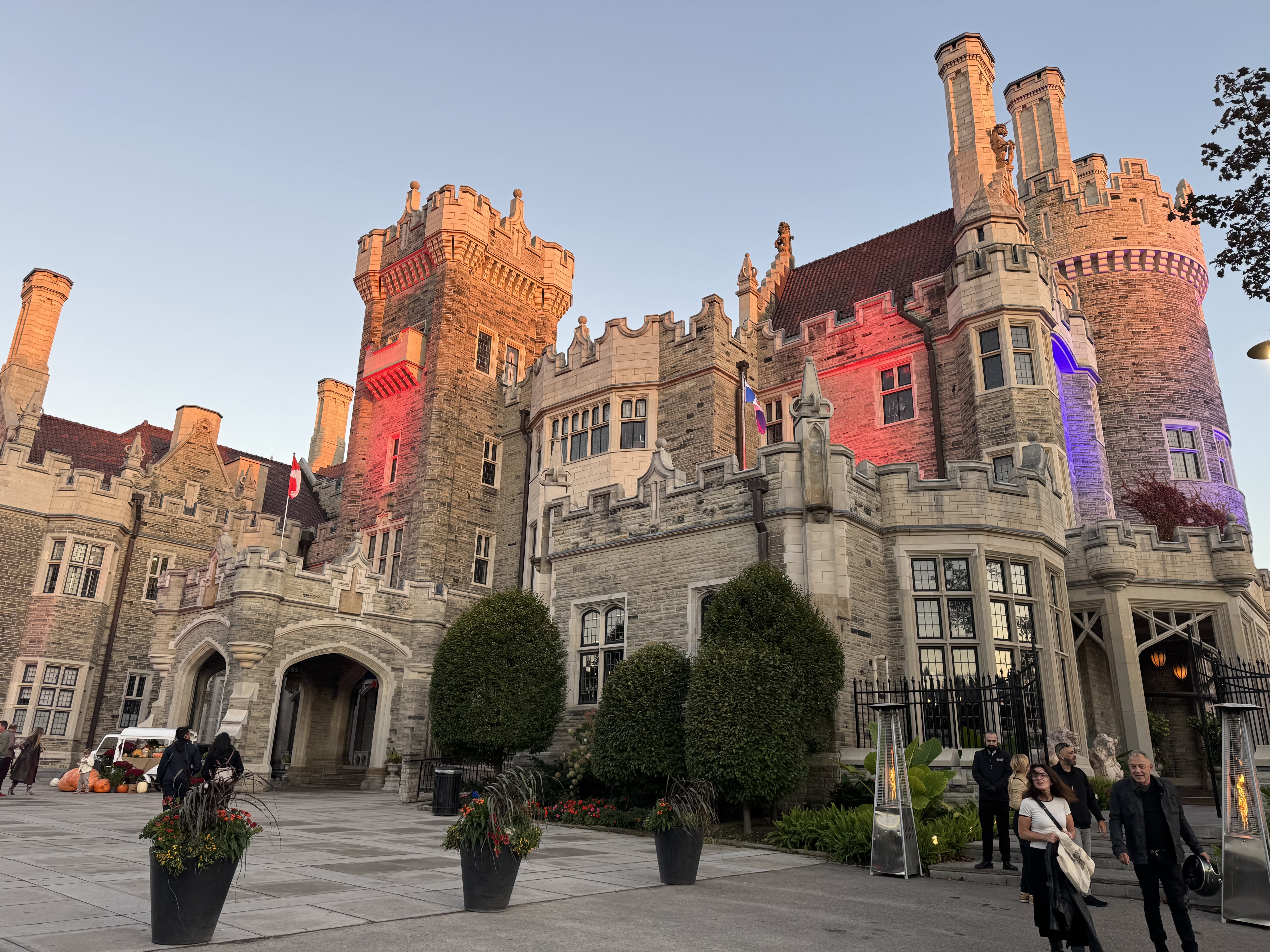 Casa Loma Halloween exterior