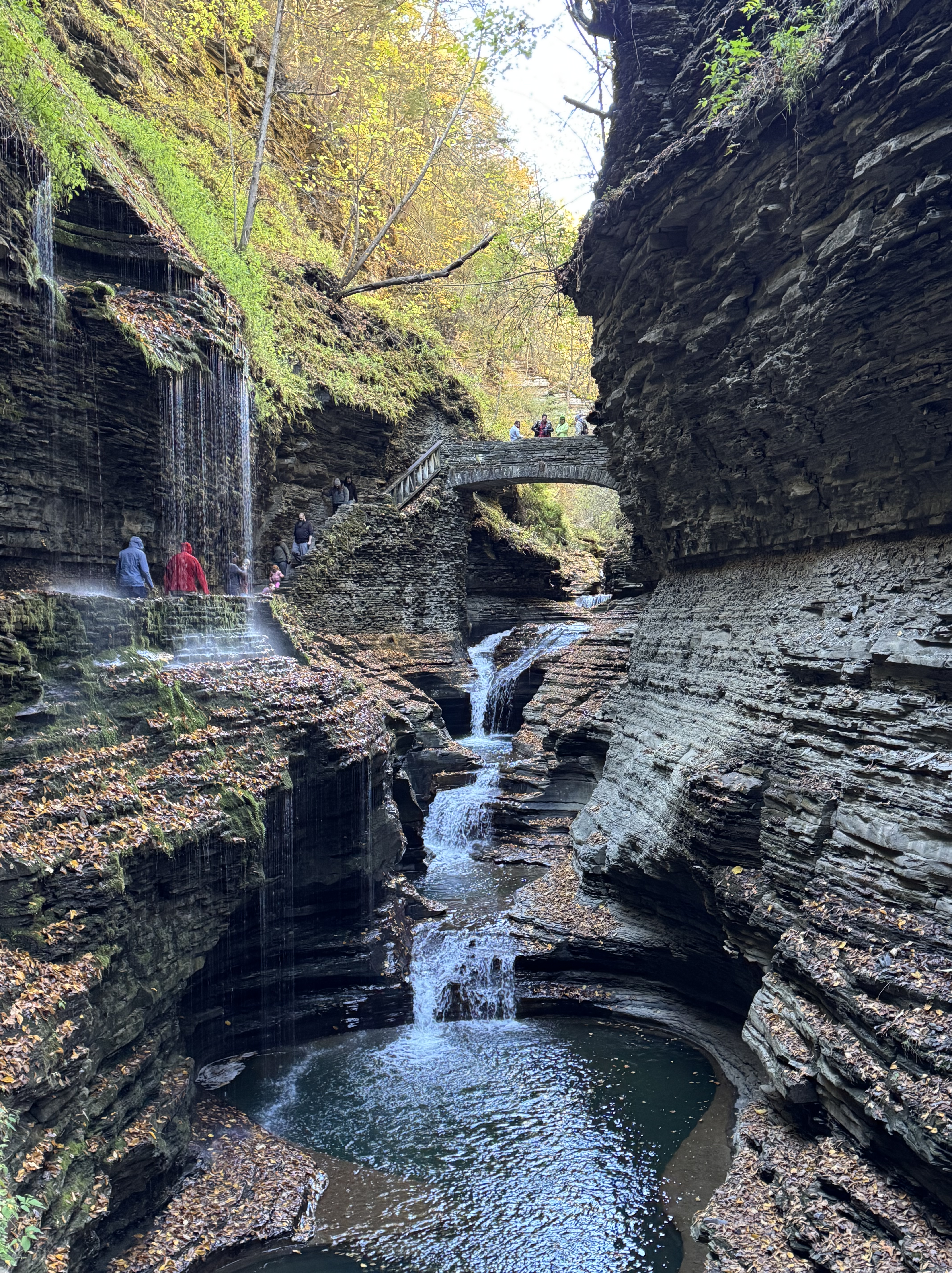 Watkins Glen Gorge Trail waterfalls