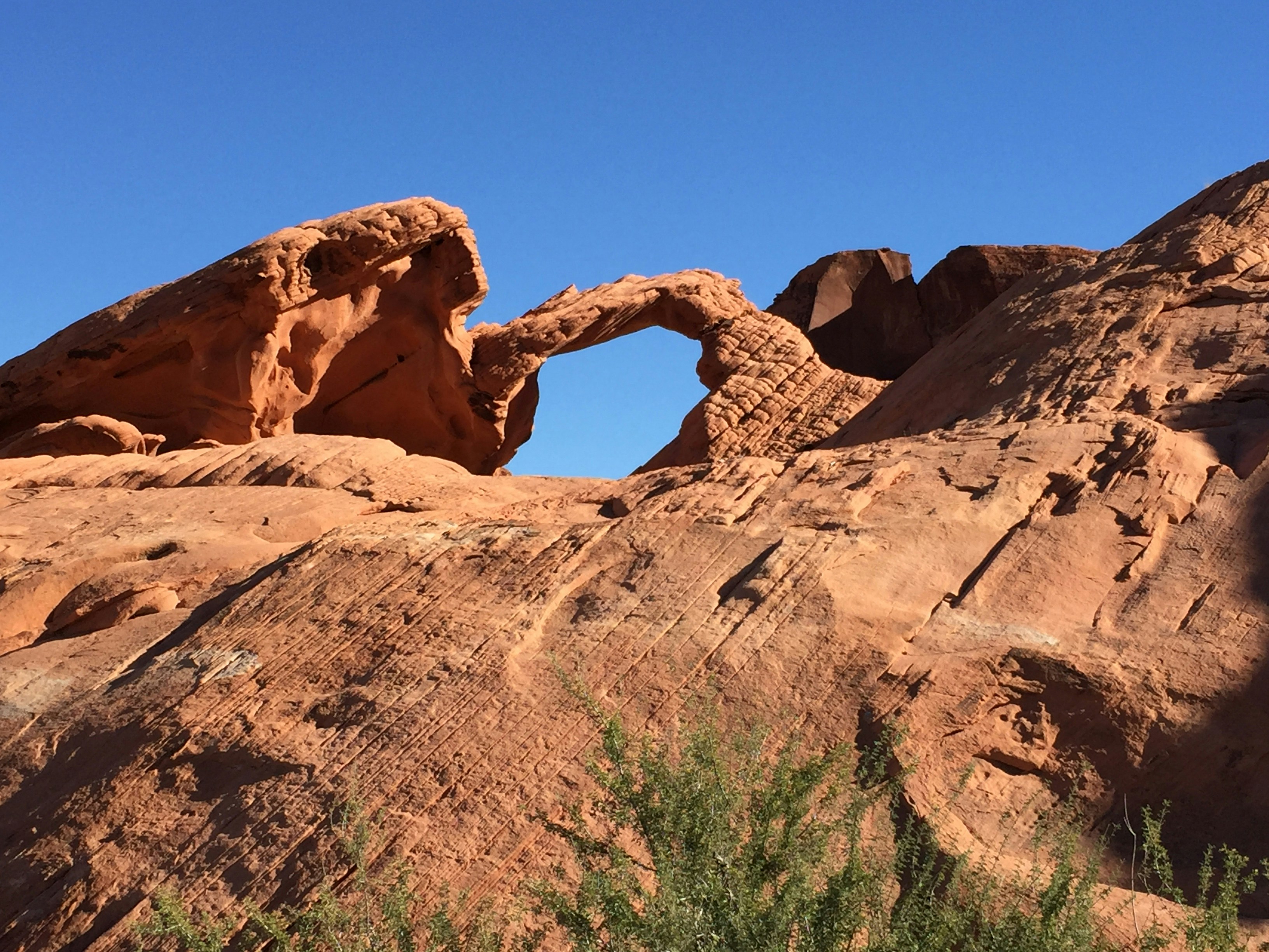 Unique red rock formations at Valley of Fire Nevada