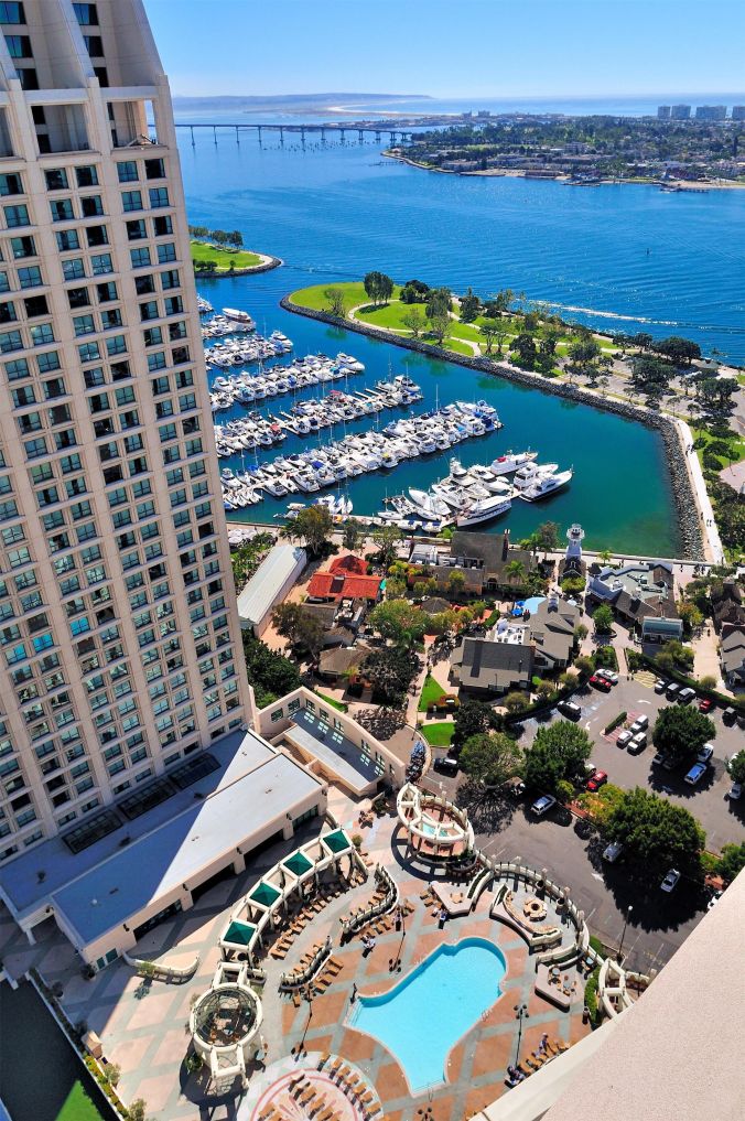 Manchester Grand Hyatt San Diego skyline hotel near waterfront and downtown