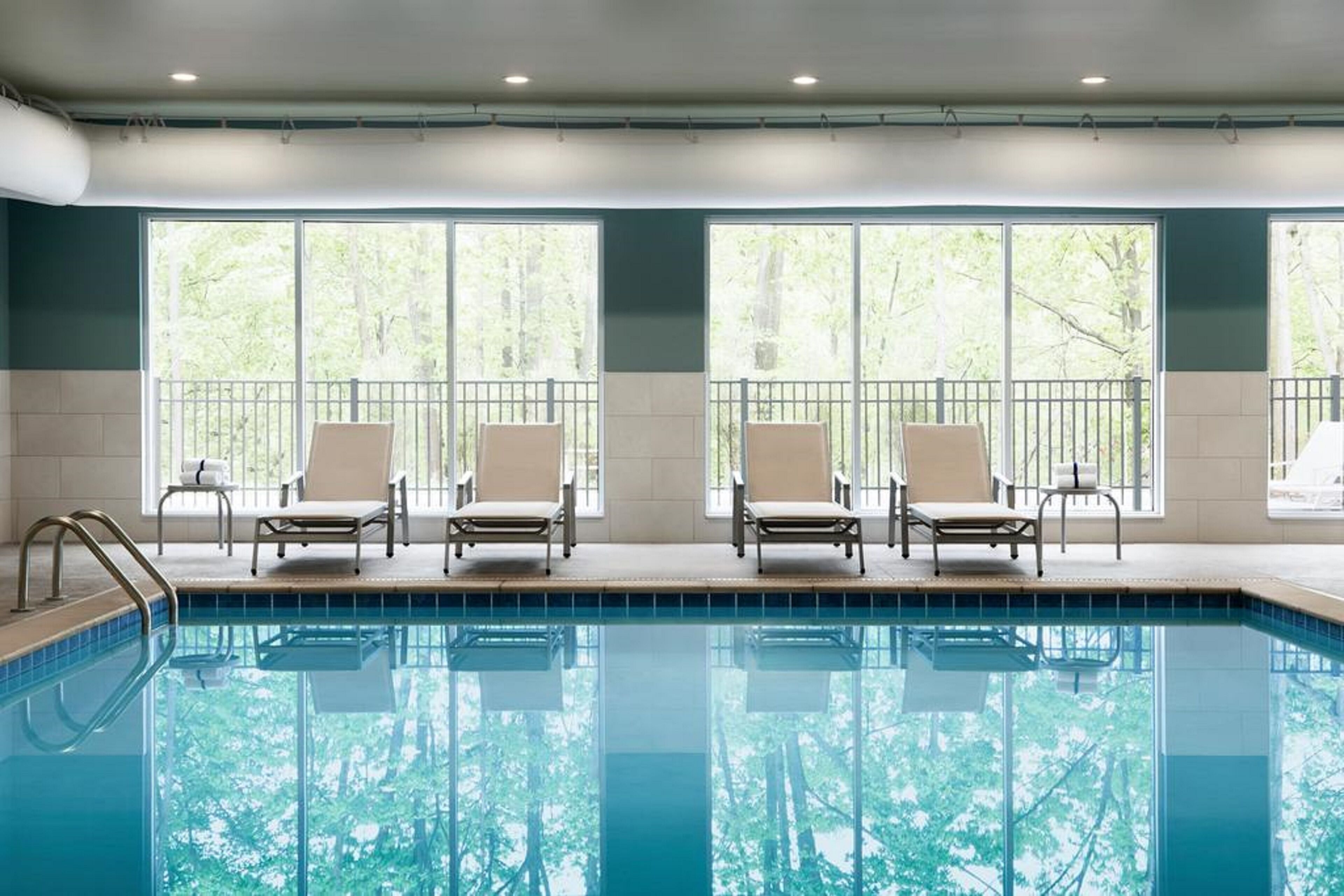 Holiday Inn Express South Haven Indoor Pool Indoor pool at Holiday Inn Express South Haven by IHG in Michigan.