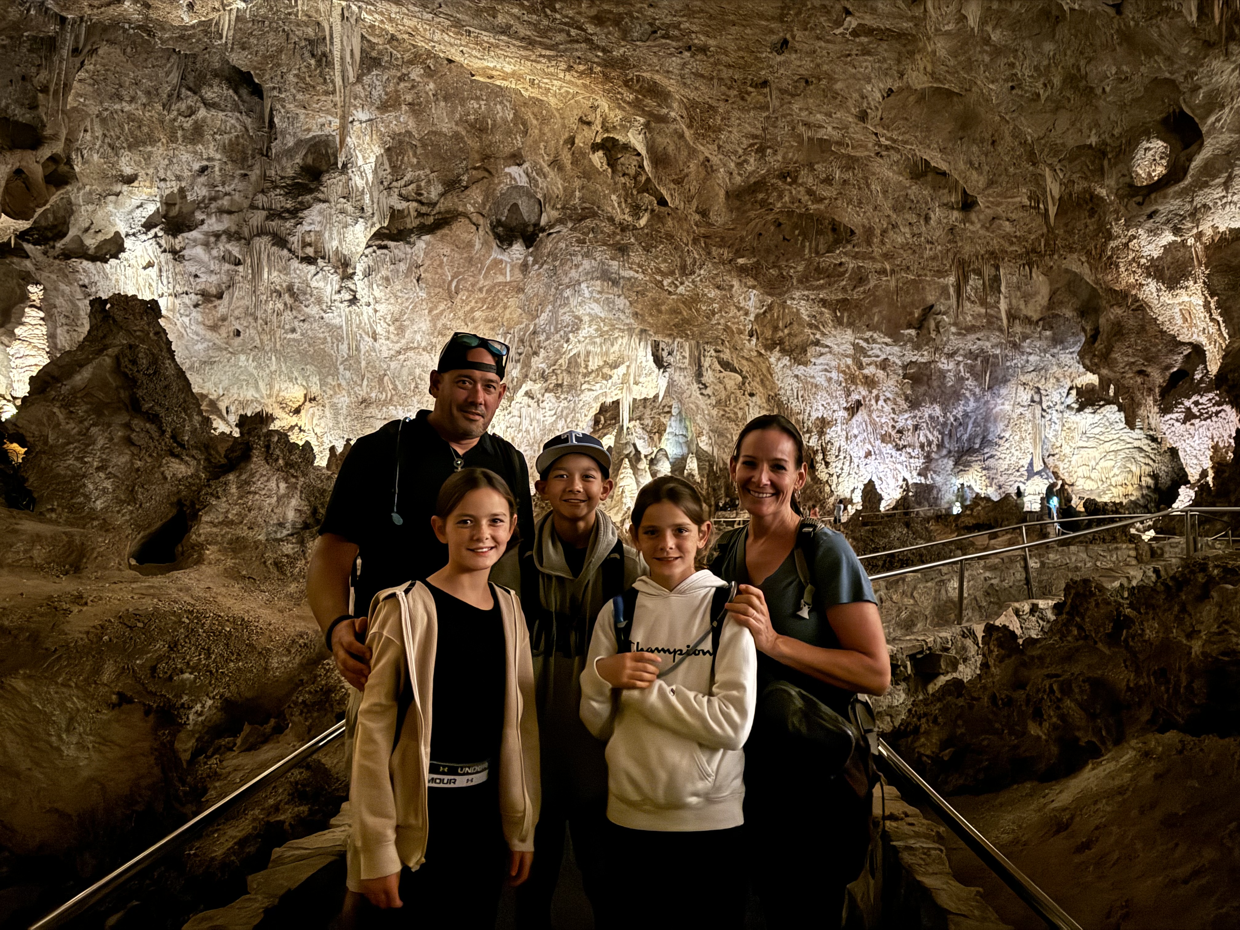 Carlsbad Caverns large cave room