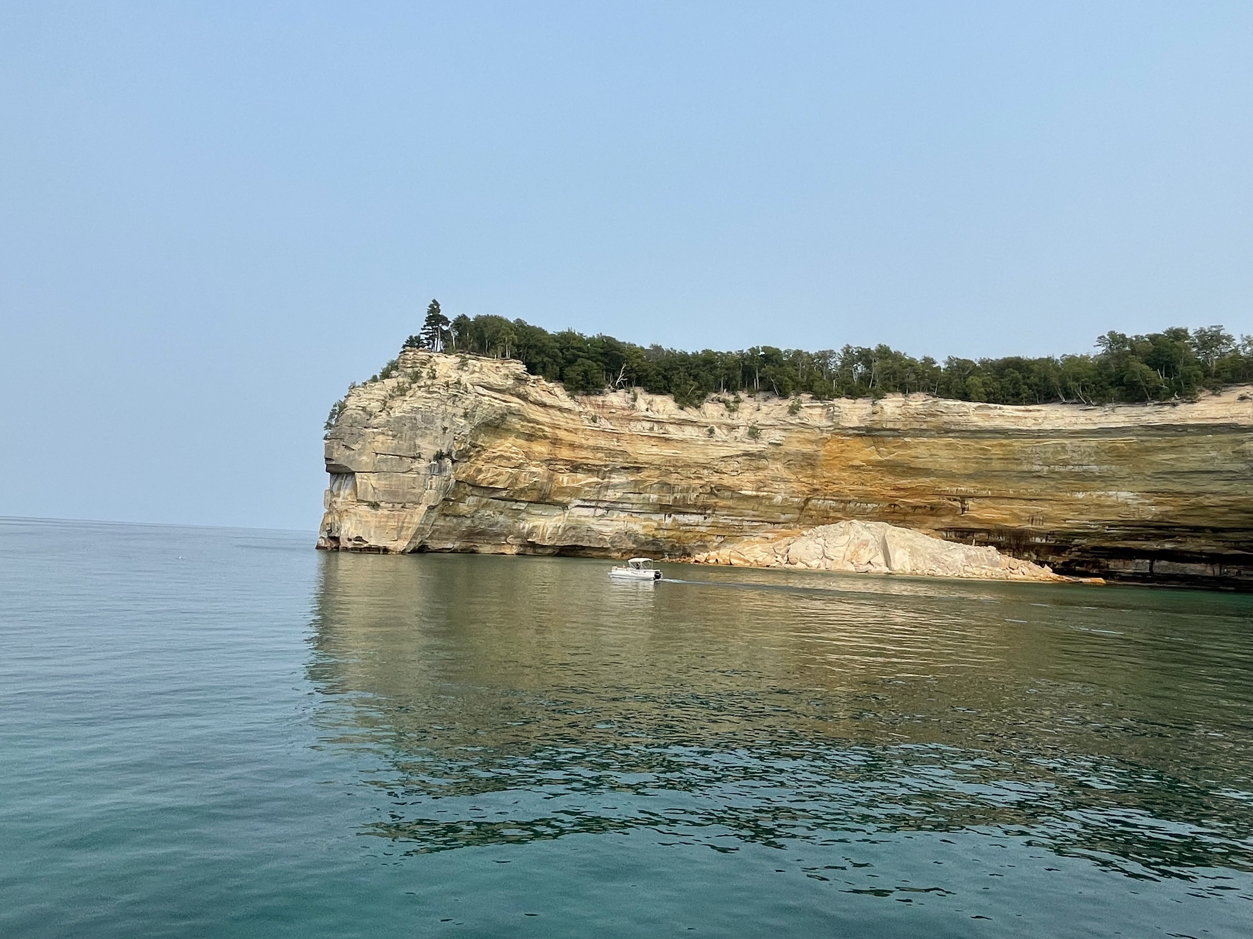 Scenic Lake Superior shoreline near Munising in Michigan's Upper Peninsula