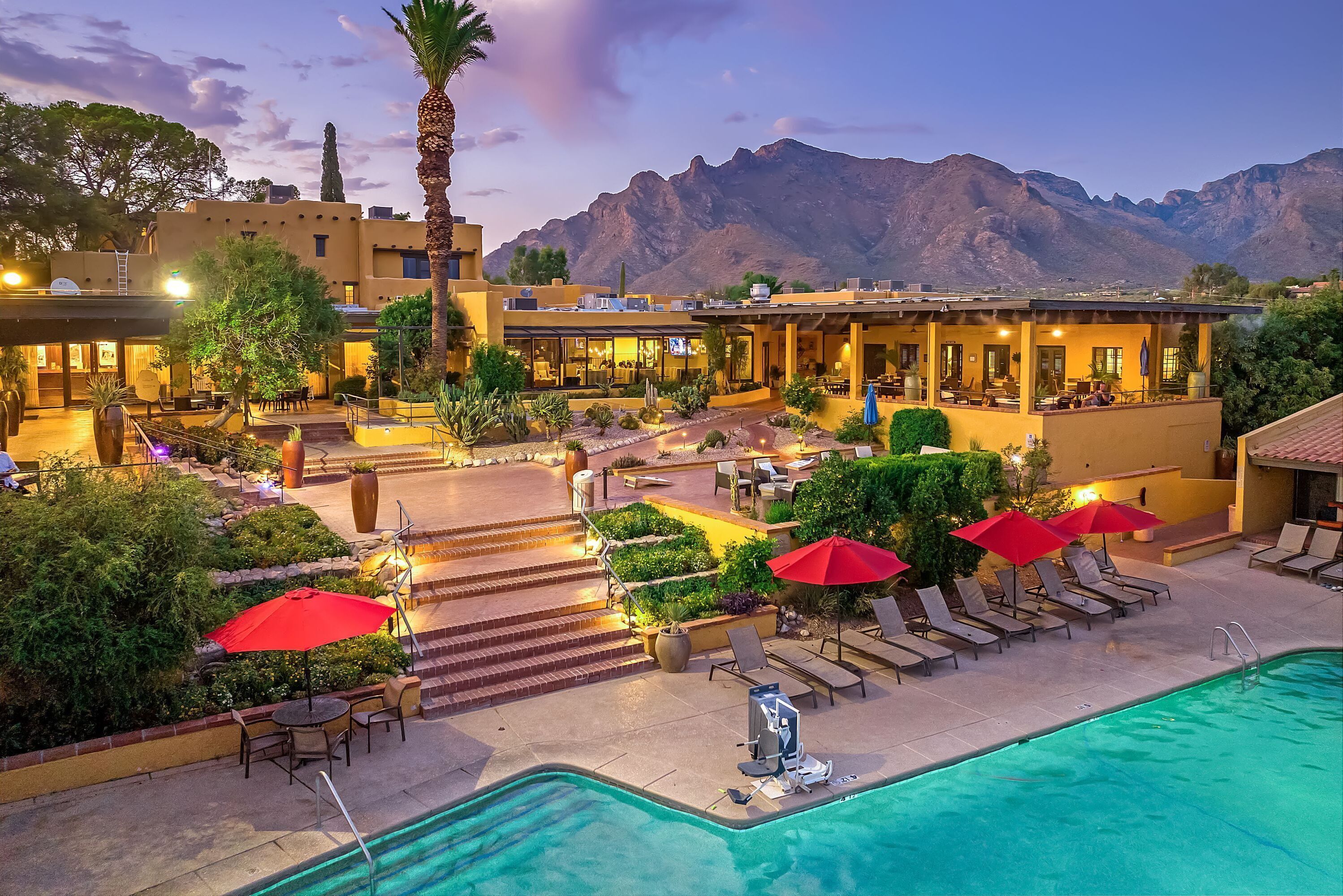 Westward Look Wyndham Grand Resort and Spa in Tucson Arizona with pool and mountain views